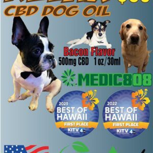 Relax CBD Dog Oil 500mg Bacon Flavor