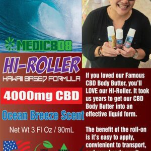 HI Roller 4000mg CBD Roll-On