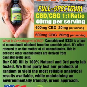 1200MG FULL SPECTRUM CBD CBG OIL