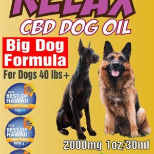 Relax CBD Dog Oil 2000mg